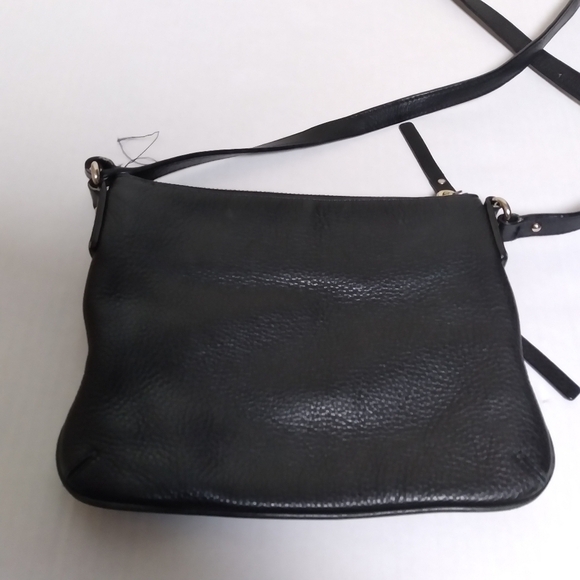 Kate Spade Black Cow Leather Crossbody Purse with Gold Tone Hardware - Picture 2 of 15